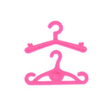 Darrahopens Baby & Kids > Baby & Kid's Toys > Dolls, Playsets & Toy Figures Pink Hangers Accessories For Barbie Doll, 20 pcs Dress Clothes Hangers