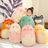 Darrahopens Baby & Kids > Baby & Kid's Toys > Dolls, Playsets & Toy Figures Squishmallow Pillow Doll Kawaii Animal Fat Dinosaur Pillow Plush 80cm Unicorn 60cm-max Unicorn 60cm