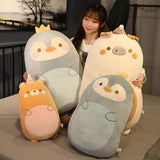 Darrahopens Baby & Kids > Baby & Kid's Toys > Dolls, Playsets & Toy Figures Squishmallow Pillow Doll Kawaii Animal Fat Dinosaur Pillow Plush 80cm Unicorn 60cm-max Unicorn 60cm