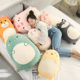 Darrahopens Baby & Kids > Baby & Kid's Toys > Dolls, Playsets & Toy Figures Squishmallow Pillow Doll Kawaii Animal Fat Dinosaur Pillow Plush 80cm Unicorn 60cm-max Unicorn 60cm
