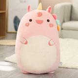 Darrahopens Baby & Kids > Baby & Kid's Toys > Dolls, Playsets & Toy Figures Squishmallow Pillow Doll Kawaii Animal Fat Dinosaur Pillow Plush 80cm Unicorn 60cm-max Unicorn 60cm