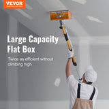 Darrahopens Baby & Kids > Baby & Kid's Toys > Dolls, Playsets & Toy Figures VEVOR Drywall Flat Box, 10-Inch Wide Quick Clean, Aluminum Finishing Mud Box for Plasterboard, Wallboard, Sheetrock, Bonus Mudguard, Extra 2 Stainless Steel Blades (10/12-Inch)