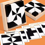 Darrahopens Baby & Kids > Baby & Kid's Toys > Kid's Jigsaw Puzzles Wooden Hidden Block Puzzle Toys