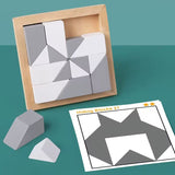 Darrahopens Baby & Kids > Baby & Kid's Toys > Kid's Jigsaw Puzzles Wooden Hidden Block Puzzle Toys