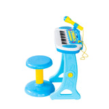 Darrahopens Baby & Kids > Baby & Kid's Toys > Musical Toys Children's Electronic Keyboard with Stand (Blue) Musical Instrument Toy