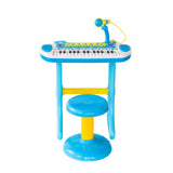 Darrahopens Baby & Kids > Baby & Kid's Toys > Musical Toys Children's Electronic Keyboard with Stand (Blue) Musical Instrument Toy