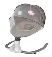 Darrahopens Baby & Kids > Baby & Kid's Toys > Musical Toys Electric Baby Bouncer Swing Chair Cradle Rocker Grey 65x70x53cm with Music Toys In Australia - Darrahopens