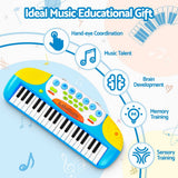 Darrahopens Baby & Kids > Baby & Kid's Toys > Musical Toys Keezi Kids Piano Keyboard 37 Keys Electronic Musical Instrument Set w/ Stool Microphone