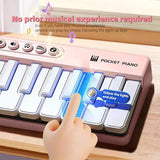 Darrahopens Baby & Kids > Baby & Kid's Toys > Musical Toys Mini Keyboard Piano - Piano for Kids - Toys for Children - Educational Toys - Portable Pocket Piano - Pink