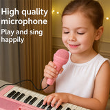 Darrahopens Baby & Kids > Baby & Kid's Toys > Musical Toys Portable Kids' Electronic Piano with Sheet Music and Microphone - Professional 37-Key Tactile Feedback, Support Recording & Multiple Performance Modes, Beginner-Friendly & Durable Musical Toy(Blue)