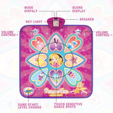 Darrahopens Baby & Kids > Baby & Kid's Toys > Musical Toys Purple Wireless Kids Electronic Princess Dance Mat & Music Playmat(90x90CM) - 7 Modes Foot Game Pad Toy with Digital Score Display