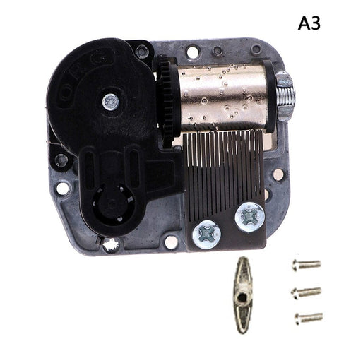 Darrahopens Baby & Kids > Baby & Kid's Toys > Musical Toys Sankyo Mechanical DIY Music Box Movement for Merry Christmas with Screws A3 Black Compatible