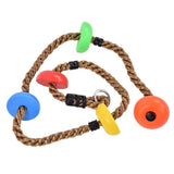 194cm Disc Swing Rope Plastic Multicolor Platforms for Children Balconies Courtyards Outdoor In Australia - Darrahopens
