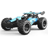 Darrahopens Baby & Kids > Baby & Kid's Toys > Outdoor Play Equipment 2.4G remote control car, high-speed off-road car, remote control toy for kids, four-wheel drive car, RC car with lights, outdoor toy Australia, gift for kids - Turquoise - Size Dual-batteries In Australia - Darrahopens