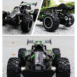 Darrahopens Baby & Kids > Baby & Kid's Toys > Outdoor Play Equipment 2.4G remote control car, high-speed off-road car, remote control toy for kids, four-wheel drive car, RC car with lights, outdoor toy Australia, gift for kids - Turquoise - Size Dual-batteries In Australia - Darrahopens