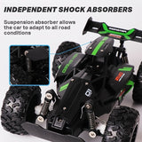 Darrahopens Baby & Kids > Baby & Kid's Toys > Outdoor Play Equipment 2.4G remote control car, high-speed off-road car, remote control toy for kids, four-wheel drive car, RC car with lights, outdoor toy Australia, gift for kids - Turquoise - Size Dual-batteries In Australia - Darrahopens