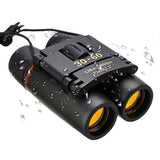 Darrahopens Baby & Kids > Baby & Kid's Toys > Outdoor Play Equipment 30x60 Foldable Binoculars Red Coated Mini Compact Binoculars for Outdoor Use