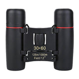 Darrahopens Baby & Kids > Baby & Kid's Toys > Outdoor Play Equipment 30x60 Foldable Binoculars Red Coated Mini Compact Binoculars for Outdoor Use