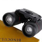Darrahopens Baby & Kids > Baby & Kid's Toys > Outdoor Play Equipment 30x60 Foldable Binoculars Red Coated Mini Compact Binoculars for Outdoor Use