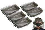 Darrahopens Baby & Kids > Baby & Kid's Toys > Outdoor Play Equipment 5Pcs Mosquito Head Net Bug Net Hat for Camping Hiking Fishing Gardening - Army Green