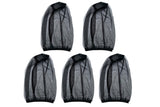 Darrahopens Baby & Kids > Baby & Kid's Toys > Outdoor Play Equipment 5Pcs Mosquito Head Net Bug Net Hat for Camping Hiking Fishing Gardening - Black