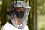 Darrahopens Baby & Kids > Baby & Kid's Toys > Outdoor Play Equipment 5Pcs Mosquito Head Net Bug Net Hat for Camping Hiking Fishing Gardening - Light Gray