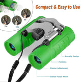 Darrahopens Baby & Kids > Baby & Kid's Toys > Outdoor Play Equipment 8x24 Waterproof Binoculars for Babies High Magnification Compact Green