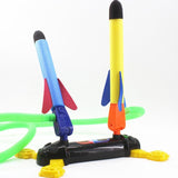 Darrahopens Baby & Kids > Baby & Kid's Toys > Outdoor Play Equipment Air Power Foam Duel Rocket Shoot Up Stomp Launcher Kids Outdoor Activities Toys