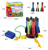 Darrahopens Baby & Kids > Baby & Kid's Toys > Outdoor Play Equipment Air Power Foam Rocket Shoot Up Stomp Launcher Kids Outdoor Activities Toys
