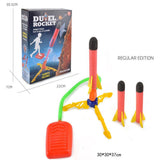 Darrahopens Baby & Kids > Baby & Kid's Toys > Outdoor Play Equipment Air Power Foam Rocket Shoot Up Stomp Launcher Kids Outdoor Activities Toys