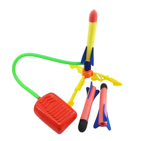 Darrahopens Baby & Kids > Baby & Kid's Toys > Outdoor Play Equipment Air Power Foam Rocket Shoot Up Stomp Launcher Kids Outdoor Activities Toys