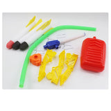 Darrahopens Baby & Kids > Baby & Kid's Toys > Outdoor Play Equipment Air Power Foam Rocket Shoot Up Stomp Launcher Kids Outdoor Activities Toys
