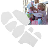 Darrahopens Baby & Kids > Baby & Kid's Toys > Outdoor Play Equipment Bear Quilting Template Rulers Acrylic Accurate Rugged Memory Bear Template Ruler Set for Beginners DIY S:25.4cm/10in In Australia - Darrahopens