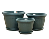 Darrahopens Baby & Kids > Baby & Kid's Toys > Outdoor Play Equipment bulk 14 Garden Plastic Pot & Saucer Large Size 39x30cm