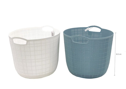Darrahopens Baby & Kids > Baby & Kid's Toys > Outdoor Play Equipment bulk 8 Round Basket w Handle Assort 40cm