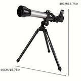 Darrahopens Baby & Kids > Baby & Kid's Toys > Outdoor Play Equipment **Entry-Level Quick-Setup Astronomical Telescope | Stable Tripod, Four-Step Star and Landscape Viewing, Clear Sight of Moon and Landmarks, Top Choice for Family Outdoor Exploration**