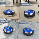 Darrahopens Baby & Kids > Baby & Kid's Toys > Outdoor Play Equipment Floating Soccer Toy, Floating Rebound, LED Lights, Glides on Multiple Surfaces, Parent-Child Interaction, Develops Coordination Skills