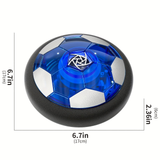 Darrahopens Baby & Kids > Baby & Kid's Toys > Outdoor Play Equipment Floating Soccer Toy, Floating Rebound, LED Lights, Glides on Multiple Surfaces, Parent-Child Interaction, Develops Coordination Skills