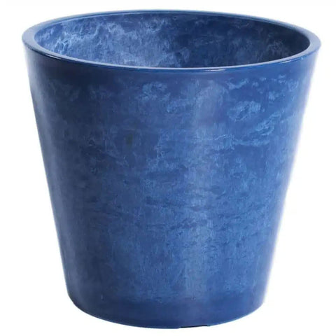 Darrahopens Baby & Kids > Baby & Kid's Toys > Outdoor Play Equipment Glossy Blue Garden Pot 25cm