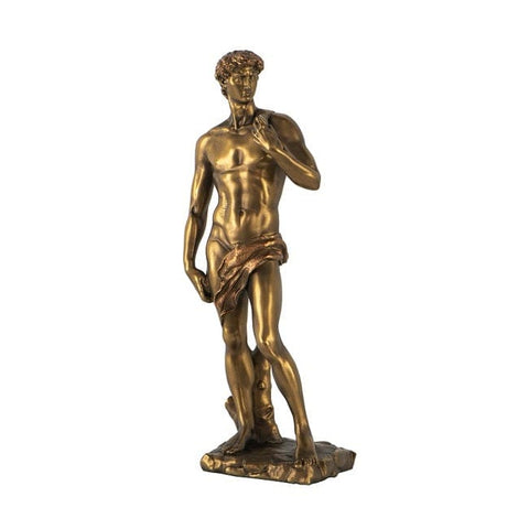 Darrahopens Baby & Kids > Baby & Kid's Toys > Outdoor Play Equipment Golden David Statue 41cm