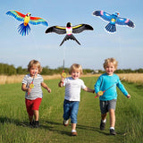 Darrahopens Baby & Kids > Baby & Kid's Toys > Outdoor Play Equipment Kids’ Mini Fishing-Rod Kite Set – 3-Pack Bird Designs, Easy-Grip Reel Handle, Adjustable Line, Lightweight & Durable for Outdoor Play, Perfect for Beginners Ages 3–8, Encourages Active Fun and Family Bonding (Multicolor)