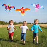 Darrahopens Baby & Kids > Baby & Kid's Toys > Outdoor Play Equipment Kids’ Mini Fishing-Rod Kite Set –  3-Pack Fish Designs, Easy-Grip Reel Handle, Adjustable Line, Lightweight & Durable for Outdoor Play, Perfect for Beginners Ages 3–8, Encourages Active Fun and Family Bonding (Multicolor)