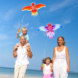 Darrahopens Baby & Kids > Baby & Kid's Toys > Outdoor Play Equipment Kids’ Mini Fishing-Rod Kite Set –  3-Pack Fish Designs, Easy-Grip Reel Handle, Adjustable Line, Lightweight & Durable for Outdoor Play, Perfect for Beginners Ages 3–8, Encourages Active Fun and Family Bonding (Multicolor)