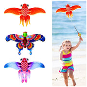 Darrahopens Baby & Kids > Baby & Kid's Toys > Outdoor Play Equipment Kids’ Mini Fishing-Rod Kite Set –  3-Pack Fish Designs, Easy-Grip Reel Handle, Adjustable Line, Lightweight & Durable for Outdoor Play, Perfect for Beginners Ages 3–8, Encourages Active Fun and Family Bonding (Multicolor)