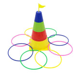 Darrahopens Baby & Kids > Baby & Kid's Toys > Outdoor Play Equipment Kids Outdoor Sport Toys Funny Ring Toss Game Home Educational Toys