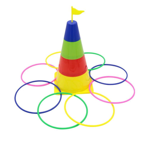 Darrahopens Baby & Kids > Baby & Kid's Toys > Outdoor Play Equipment Kids Outdoor Sport Toys Funny Ring Toss Game Home Educational Toys