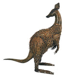 Darrahopens Baby & Kids > Baby & Kid's Toys > Outdoor Play Equipment Large Rust Kangaroo Looking Back 58cm