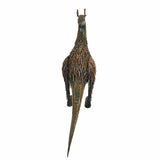 Darrahopens Baby & Kids > Baby & Kid's Toys > Outdoor Play Equipment Large Rust Kangaroo Looking Back 58cm