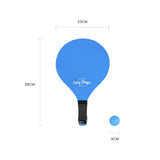 Darrahopens Baby & Kids > Baby & Kid's Toys > Outdoor Play Equipment Lazy Dayz Summer Wooden Beach Bats and 2 Balls Blue