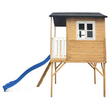 Darrahopens Baby & Kids > Baby & Kid's Toys > Outdoor Play Equipment Lifespan Kids Burleigh Cubby House with 2.2m Slide (Blue) In Australia - Darrahopens
